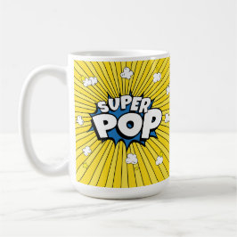 SUPER POP! Comic Book Pop Art Pun Kaffeetasse
