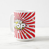 SUPER POP! 'Corniger' Papa-Humor Kaffeetasse (Vorderseite Links)