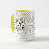 SUPER POP! 'Corniger' Popcorn-Wortwitz Tasse (Vorderseite Links)