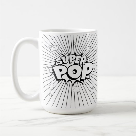 SUPER POP! Do It Yourself! Comic Book Pop Art Fun  Kaffeetasse (Links)