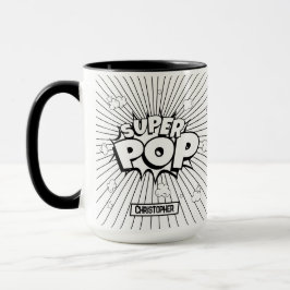 SUPER POP! Fun D.I.Y. for Kids Personalized Dad Tasse