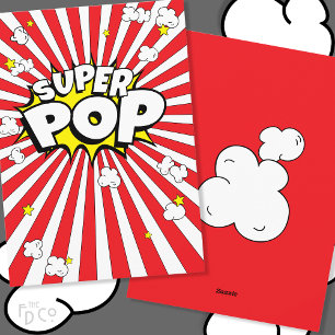 Super Pop! Lustig, Kitschig, Popcorn Sprüche   Lan Feiertagskarte