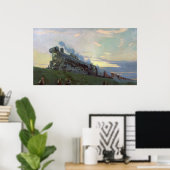 Super-Power Dampf-Motor, 1935 Poster (Heimbüro)