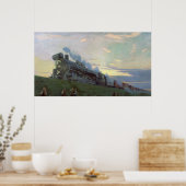 Super-Power Dampf-Motor, 1935 Poster (Küche)