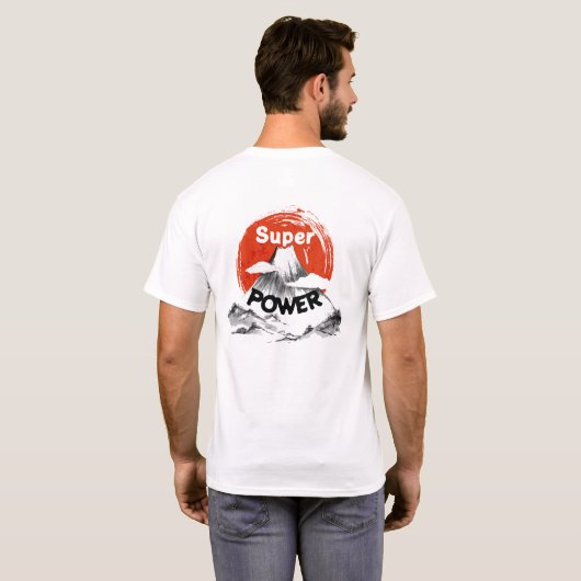 Super Power Gym Tshirt (Schwarz voll)