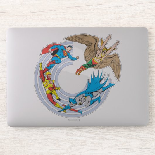 Super-Power™ in einem Kreis Aufkleber (Computer)