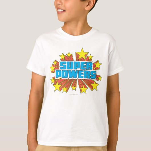 Super Power™ Logo Blue T-Shirt (Vorderseite)