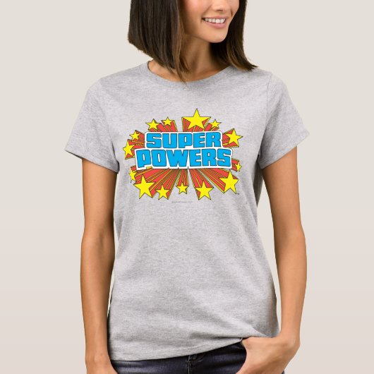 Super Power™ Logo Blue T-Shirt (Vorderseite)