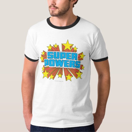 Super Power™ Logo Blue T-Shirt (Vorderseite)