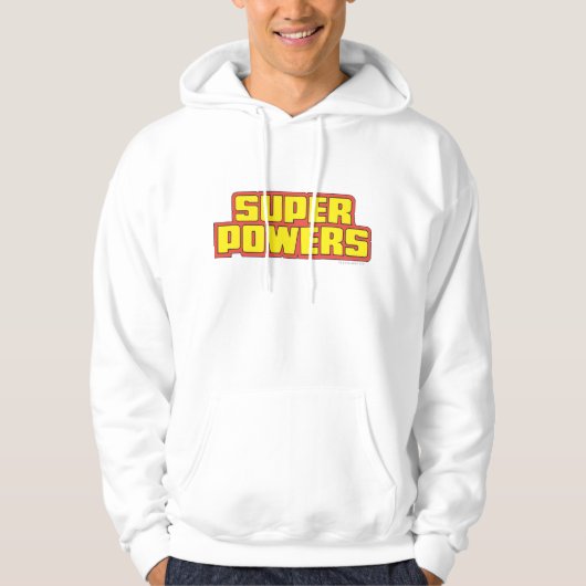 Super Power™ Logo-Gelb Hoodie (Vorderseite)