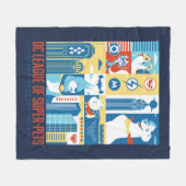 Super Powered Pack Art Deco Metropolis Fleecedecke (Vorderseite (Horizontal))