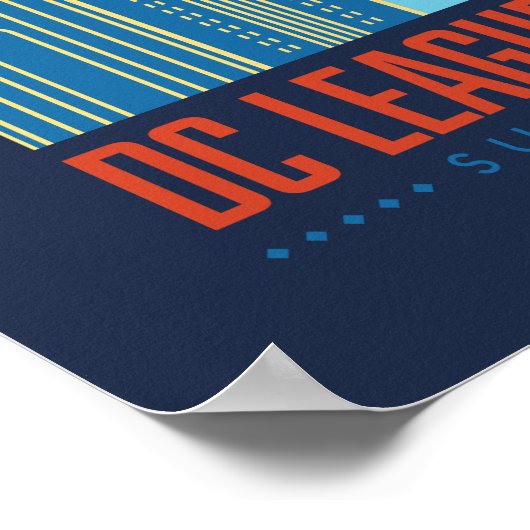 Super Powered Pack Art Deco Metropolis Poster (Ecke)