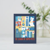Super Powered Pack Art Deco Metropolis Postkarte (Stehend Vorderseite)