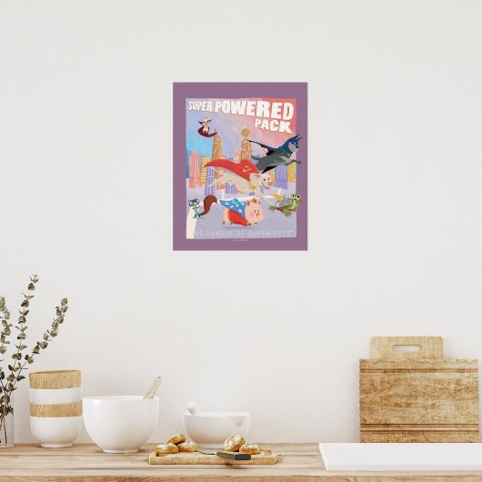 Super Powered Pack Metropolis Illustration Poster (Küche)