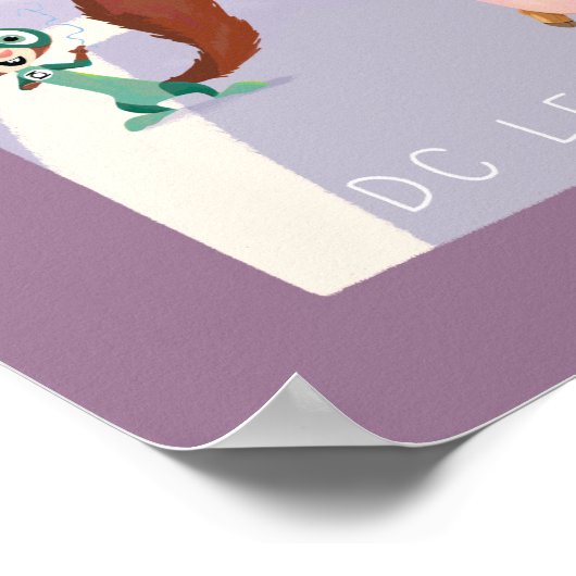 Super Powered Pack Metropolis Illustration Poster (Ecke)