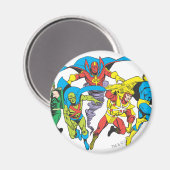Super Powers™ Kollektion 10 Magnet (Vorderseite/Rückseite)