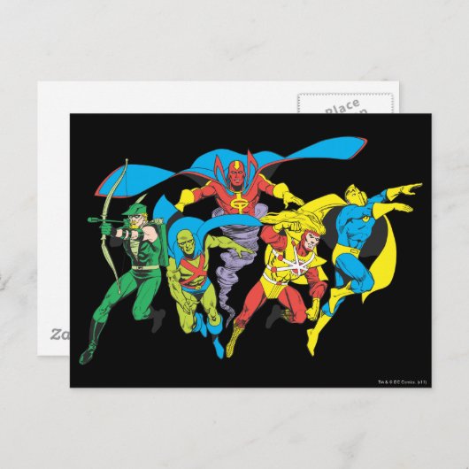 Super Powers™ Kollektion 10 Postkarte (Vorne/Hinten)