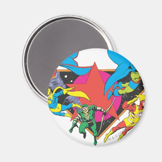 Super Powers™ Kollektion 16 Magnet (Vorderseite/Rückseite)