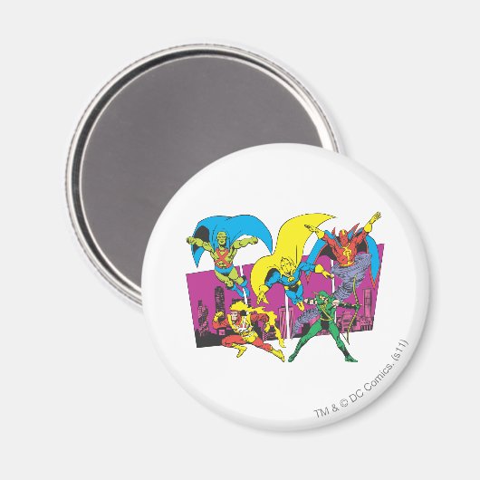 Super Powers™ Kollektion 17 Magnet (Vorderseite/Rückseite)
