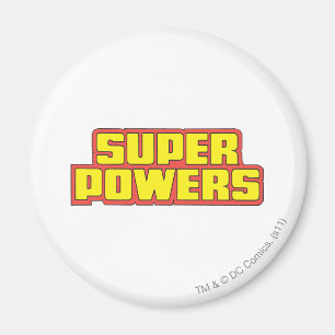 Super Powers™  Logo Gelb Magnet