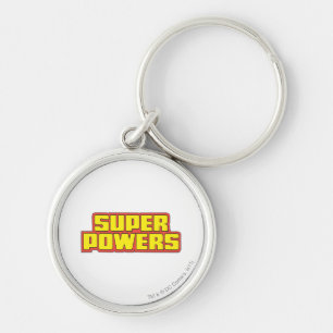 Super Powers™  Logo Gelb Schlüsselanhänger