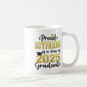 Super Proud Boyfriend of 2025 Graduate Abschluss Kaffeetasse