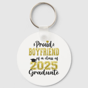 Super Proud Boyfriend of 2025 Graduate Abschluss Schlüsselanhänger