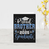 Super Proud Bruder von 2025 Graduate Abschluss Fa. Karte (Gelbe Blume)
