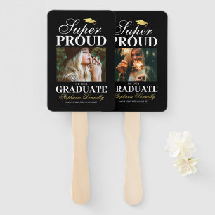 Super Proud Graduate Foto Hand Fan Fächer