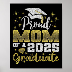 Super Proud Mama von 2025 Graduate Phantastisch Fa Poster