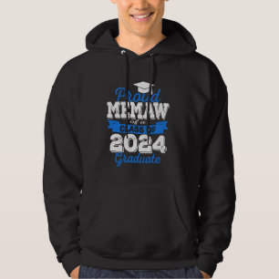 Super Proud Memaw of 2025 Graduate Senior Graduati Hoodie