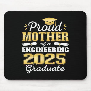 Super Proud Mutter von 2025 Engineering Graduate F Mousepad