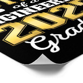 Super Proud Mutter von 2025 Engineering Graduate F Poster (Ecke)