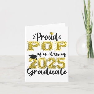 Super Proud Pop von 2025 Absolvent Senior Abschlus Karte