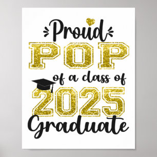 Super Proud Pop von 2025 Absolvent Senior Abschlus Poster