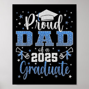 Super Proud Vater von 2025 Absolvent Senior Abschl Poster