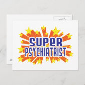 Super Psychiater Postkarte (Vorne/Hinten)