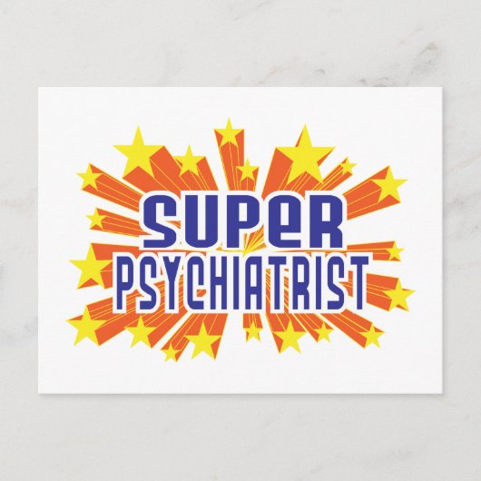 Super Psychiater Postkarte (Vorderseite)