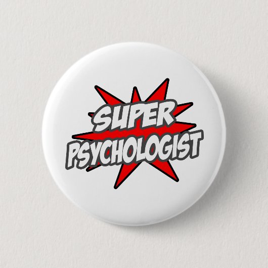 Super Psychologin Button (Vorderseite)