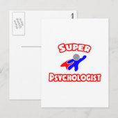 Super Psychologin Postkarte (Vorne/Hinten)