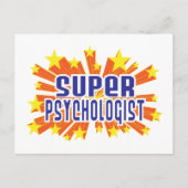 Super Psychologin Postkarte (Vorderseite)