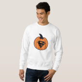 Super Pumpkin Man Halloween Hero Sweatshirt (Vorne ganz)