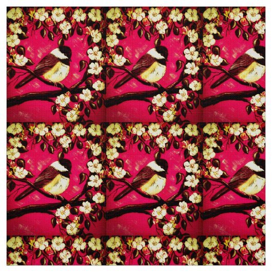 Super Punch Chickadee Stoff (Muster)