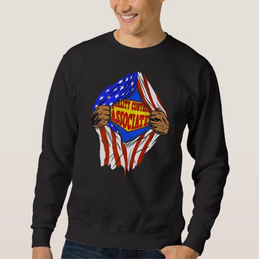 Super Quality Kontrolle Associate Hero Job Sweatshirt (Vorderseite)