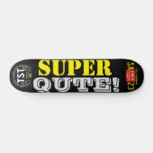 SUPER QUTE JMT Skateboard, 7¾ Zoll Deck Skateboard (Horizontal)