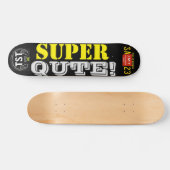 SUPER QUTE JMT Skateboard, 7¾ Zoll Deck Skateboard (Horizontal)