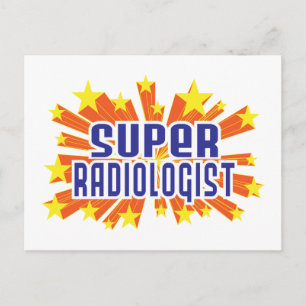 Super Radiologe Postkarte