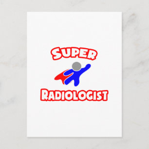 Super Radiologe Postkarte