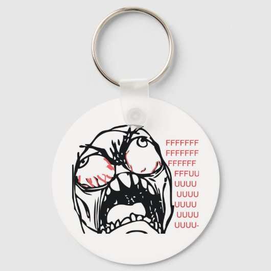 Super Rage Troll Schlüsselanhänger (Vorderseite)