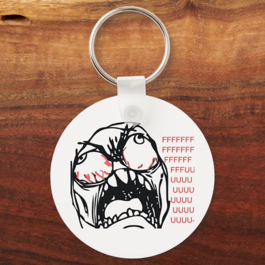 Super Rage Troll Schlüsselanhänger (Vorderseite)